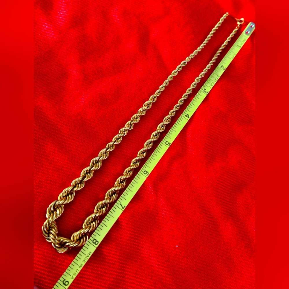 Napier Gold Rope Chain - Picture 7 of 9